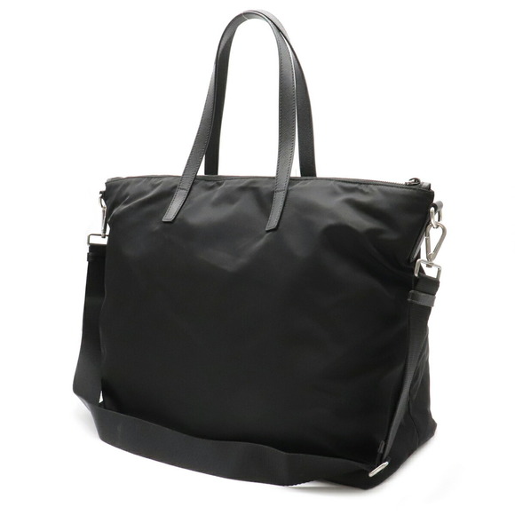 Prada Bag Nero Black Nylon Tote 2WAY Large - Picture 1 of 8